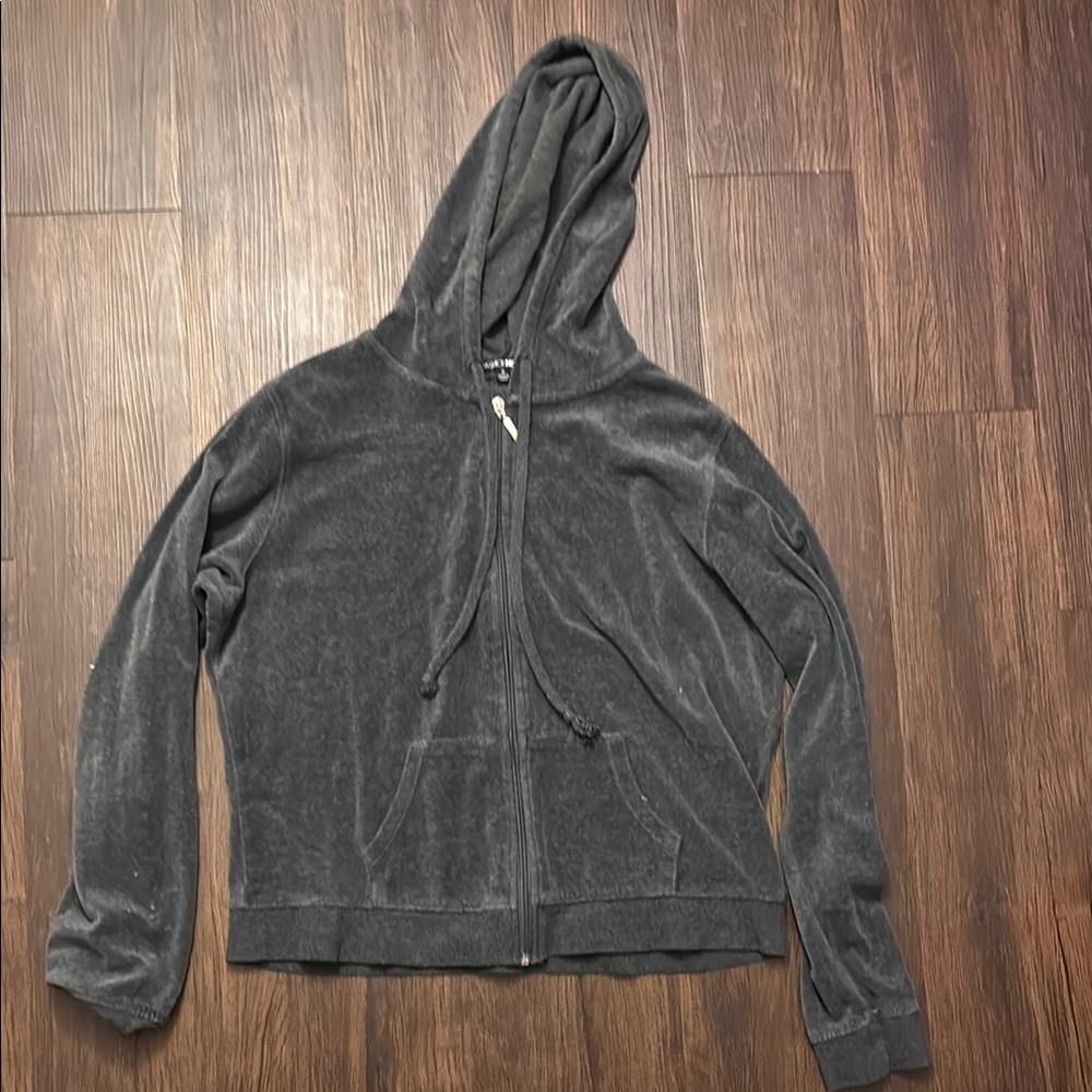 Women's Charcoal Hoodie Jacket